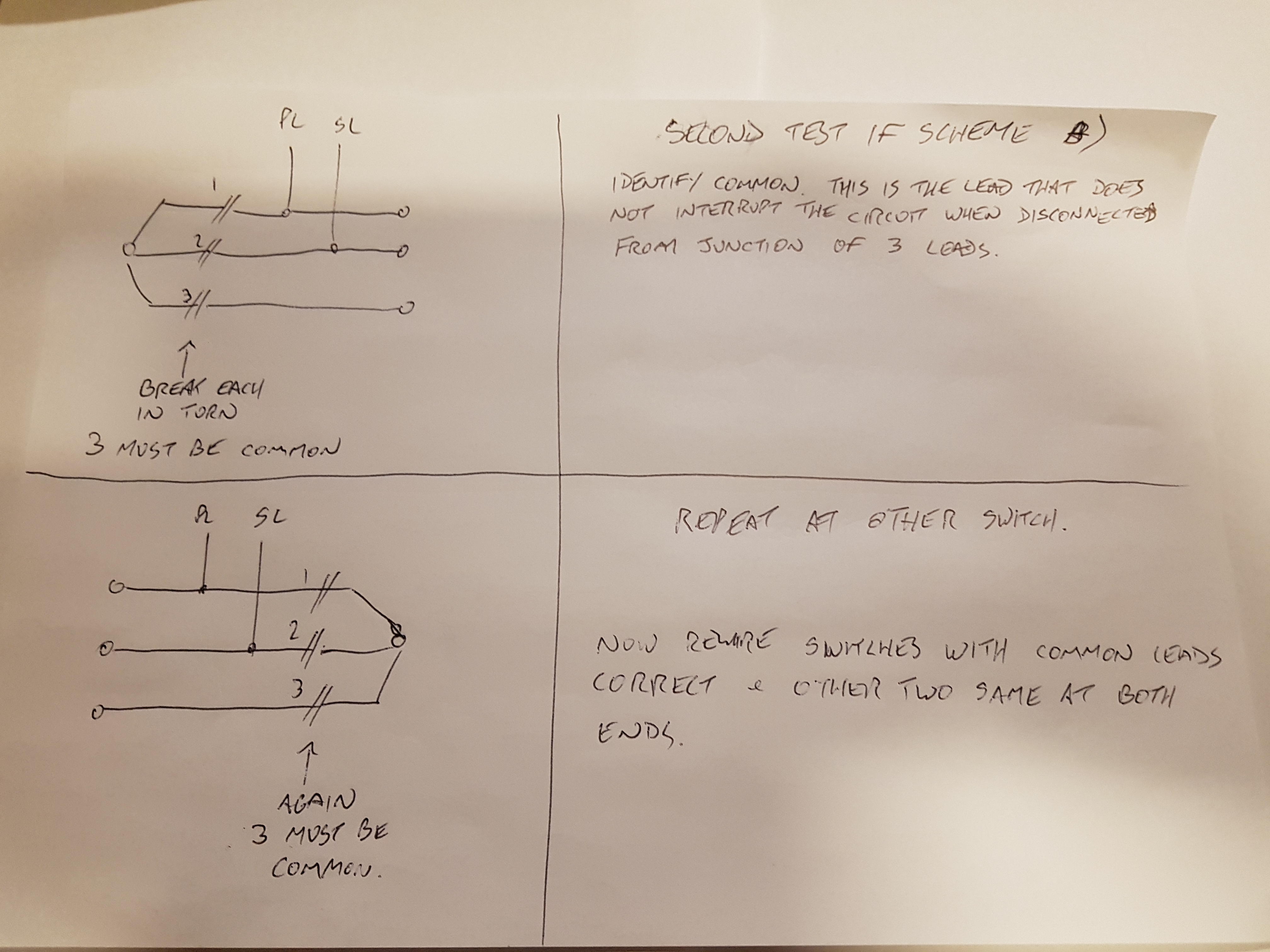 [ElectriciansForums.net] 2 way switches not working