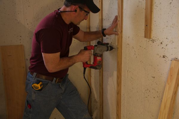 [ElectriciansForums.net] Adding electric to thin interior basement wall ( w/ furring strips)