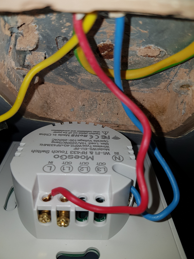 [ElectriciansForums.net] Smart wifi switch installation