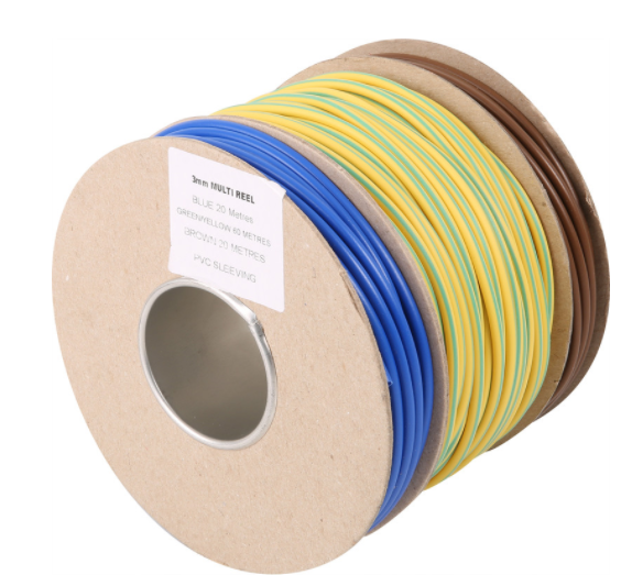 [ElectriciansForums.net] Multi-colour sleeving on roll