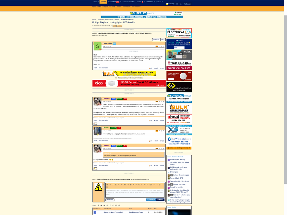 [ElectriciansForums.net] More ads, suddenly?