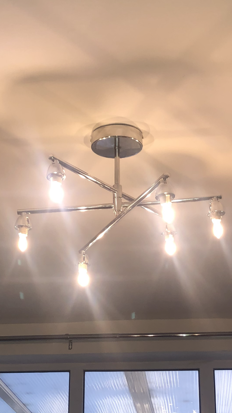 [ElectriciansForums.net] Ceiling Rose light to modern light