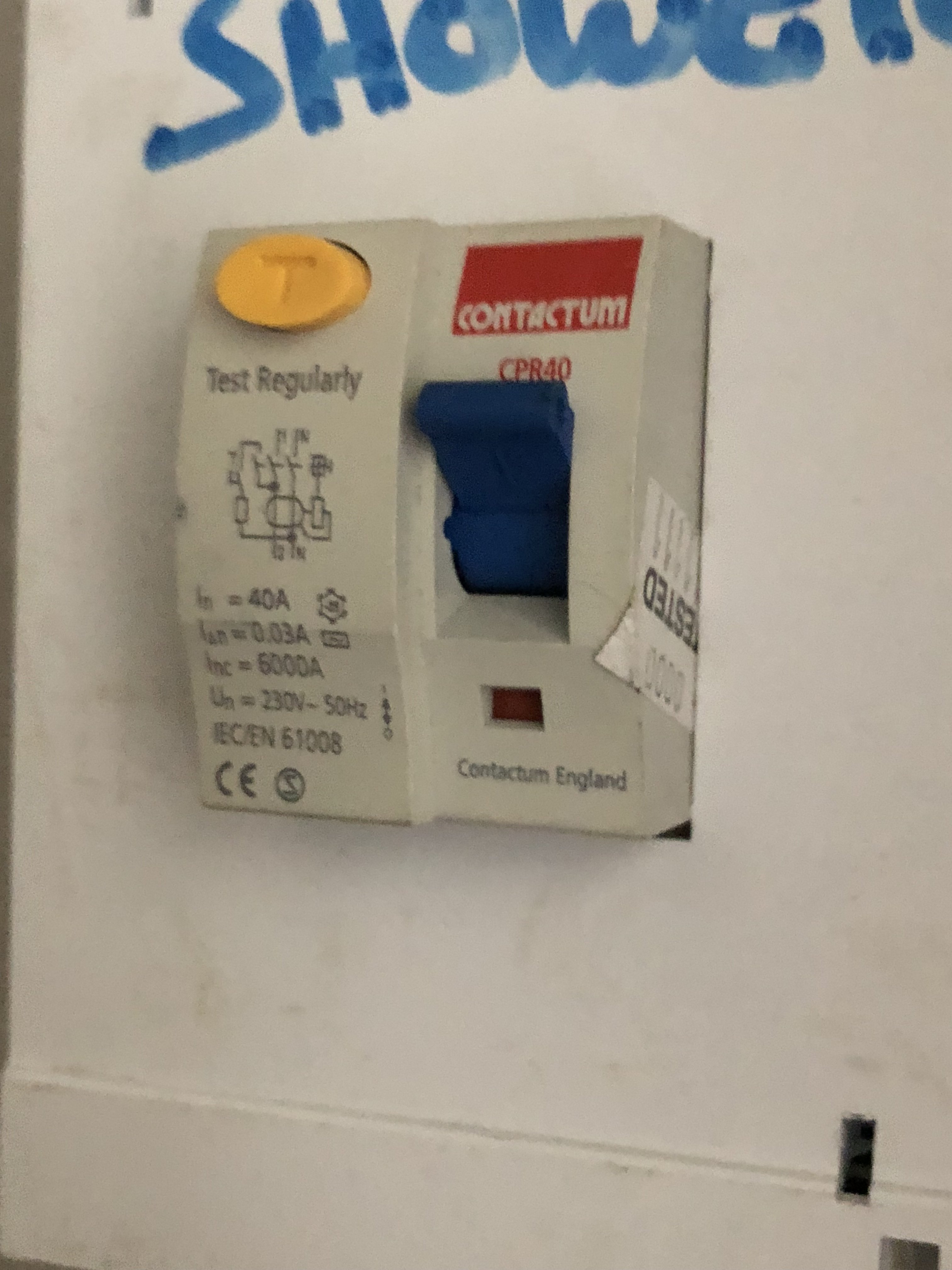 [ElectriciansForums.net] Triton shower rcd issues