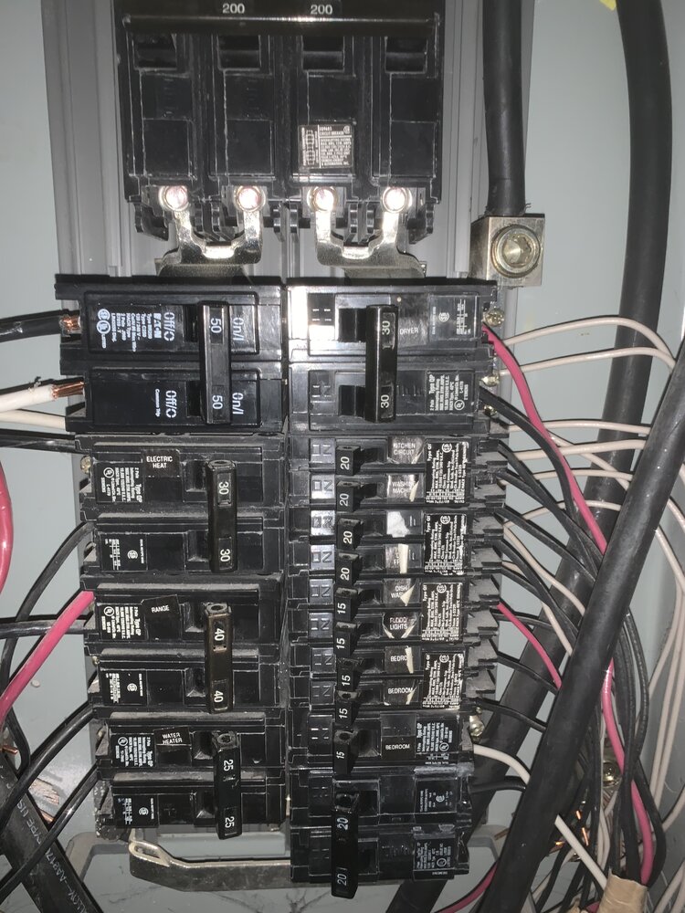 [ElectriciansForums.net] Can I safely add a 50 amp breaker to this?