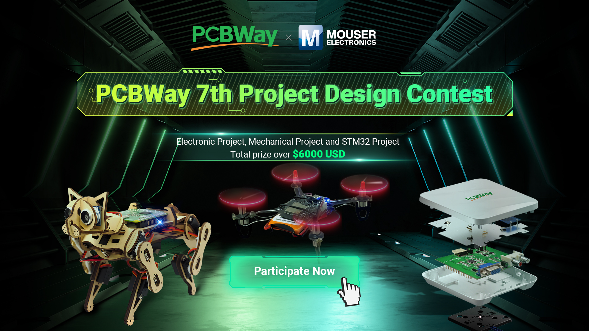 [ElectriciansForums.net] PCBWay 7th Project Design Contest Announcement