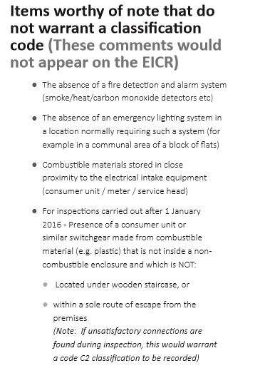 [ElectriciansForums.net] EICR Coding