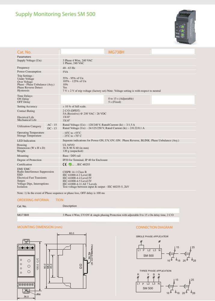 [ElectriciansForums.net] Voltage monitoring .. Delay-Off time ?