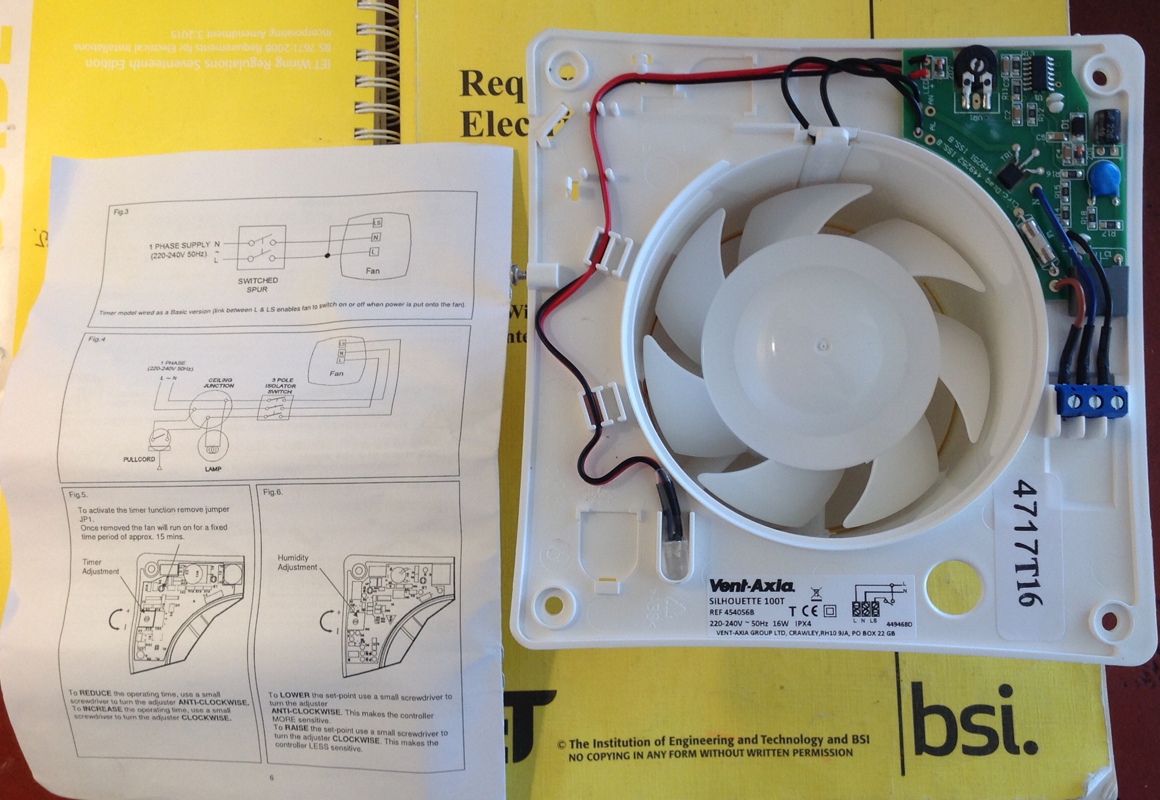 [ElectriciansForums.net] Bathroom fan burnt out.....