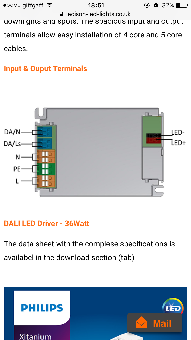 [ElectriciansForums.net] Led dimmer panel driver wiring