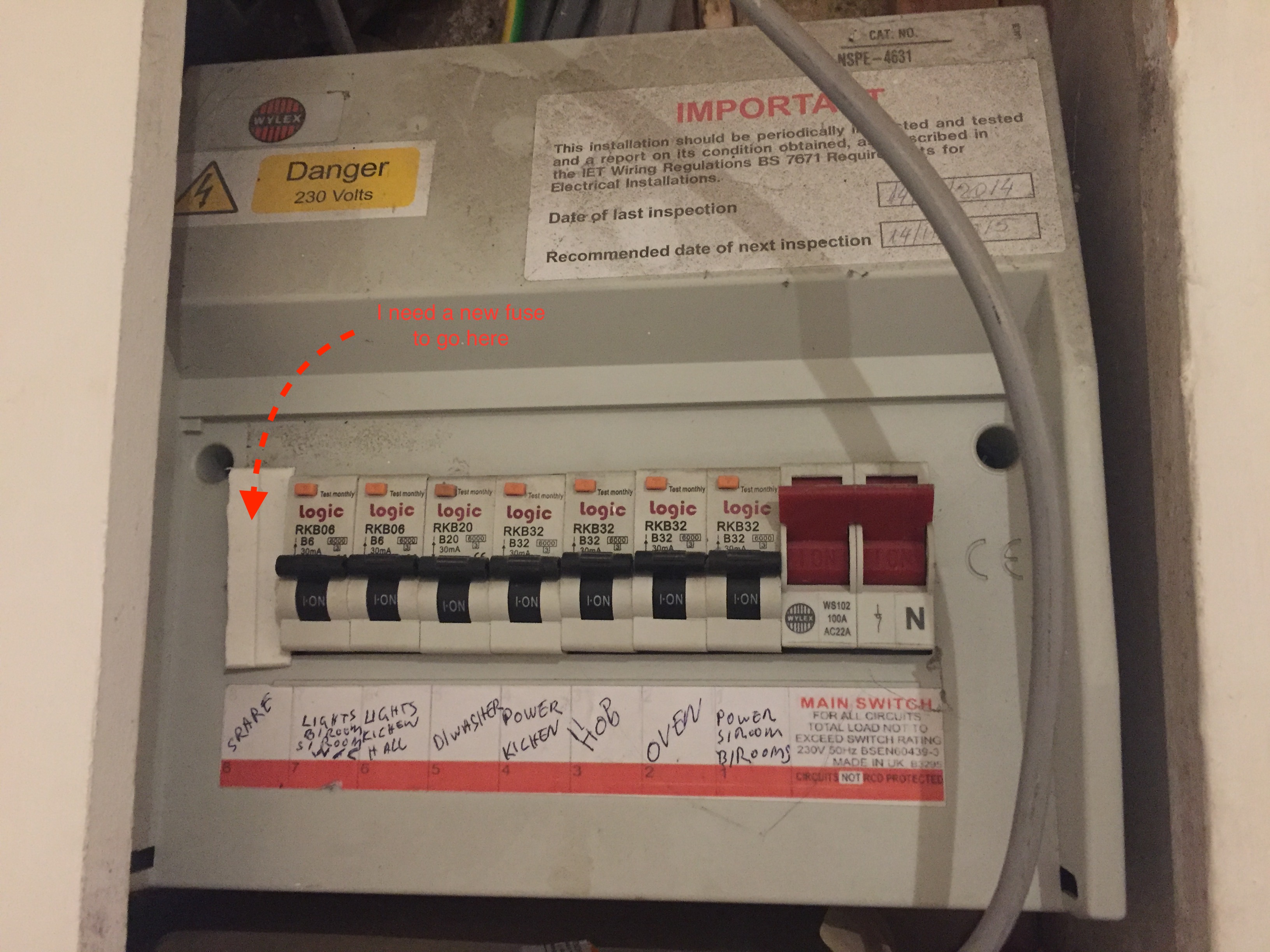 [ElectriciansForums.net] Which Fuse Type for my Consumer Unit?