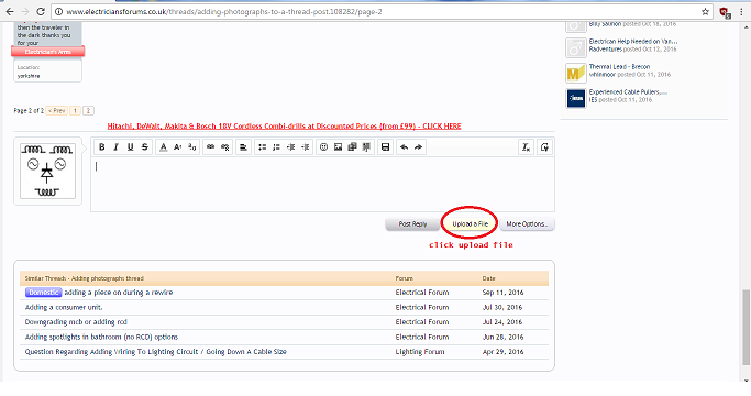 [ElectriciansForums.net] Adding photographs to a thread / post