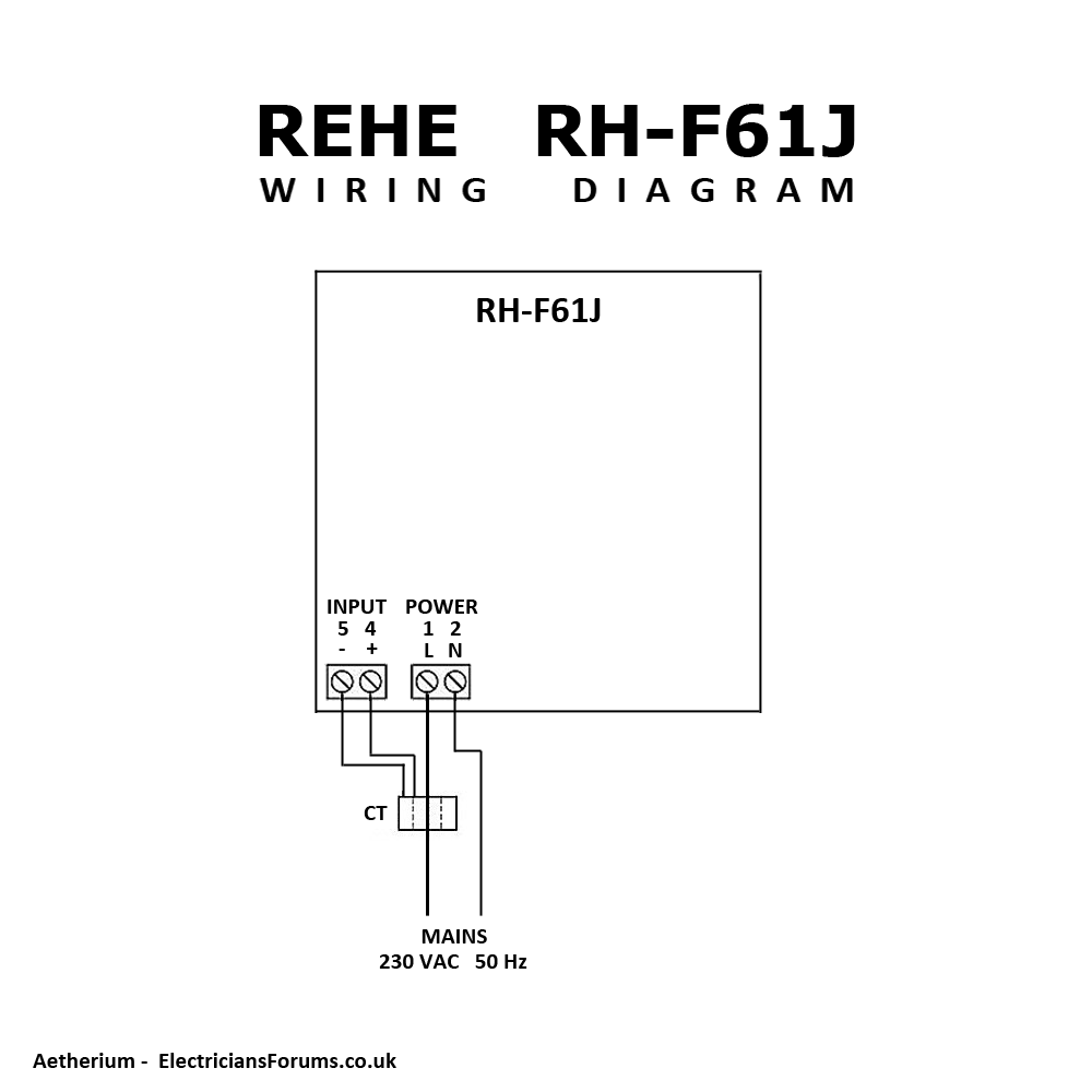 [ElectriciansForums.net] Current Frequency Counter - Wiring and Setup