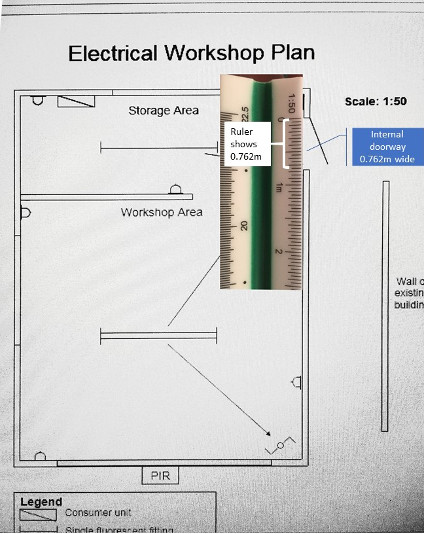 [ElectriciansForums.net] 1:50 scale drawing test.........