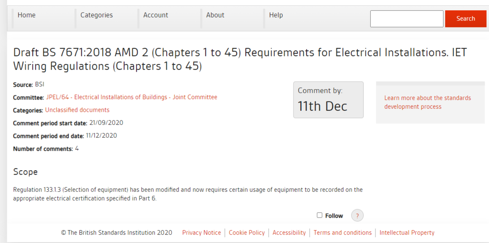 [ElectriciansForums.net] Bs7671 Ammendment 2 DPC now out