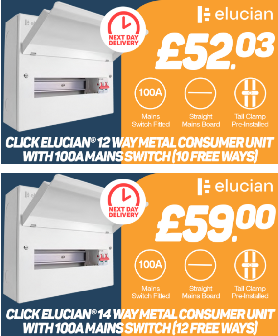 [ElectriciansForums.net] Are you going to give the NEW Elucian by Click® Consumer Boards and Wiring Accessories a try?