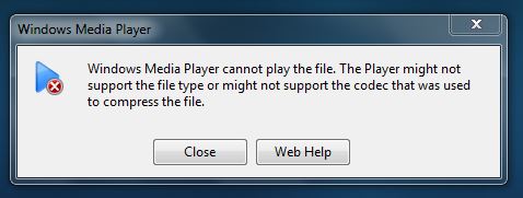 CCTV VIDEO H264 FILE RENAMED TO .mpeg - WINDOWS MEDIA PLAYER ERROR MESSAGE - CANNOT PLAY I