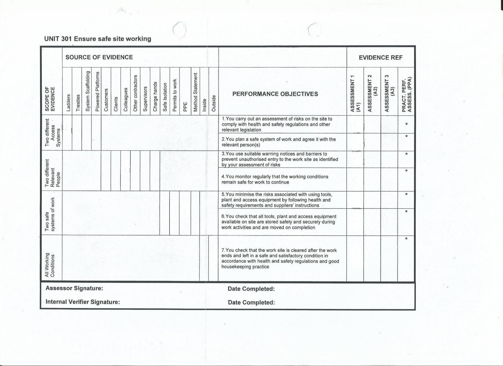 NVQ cross reference sheet 301.jpg