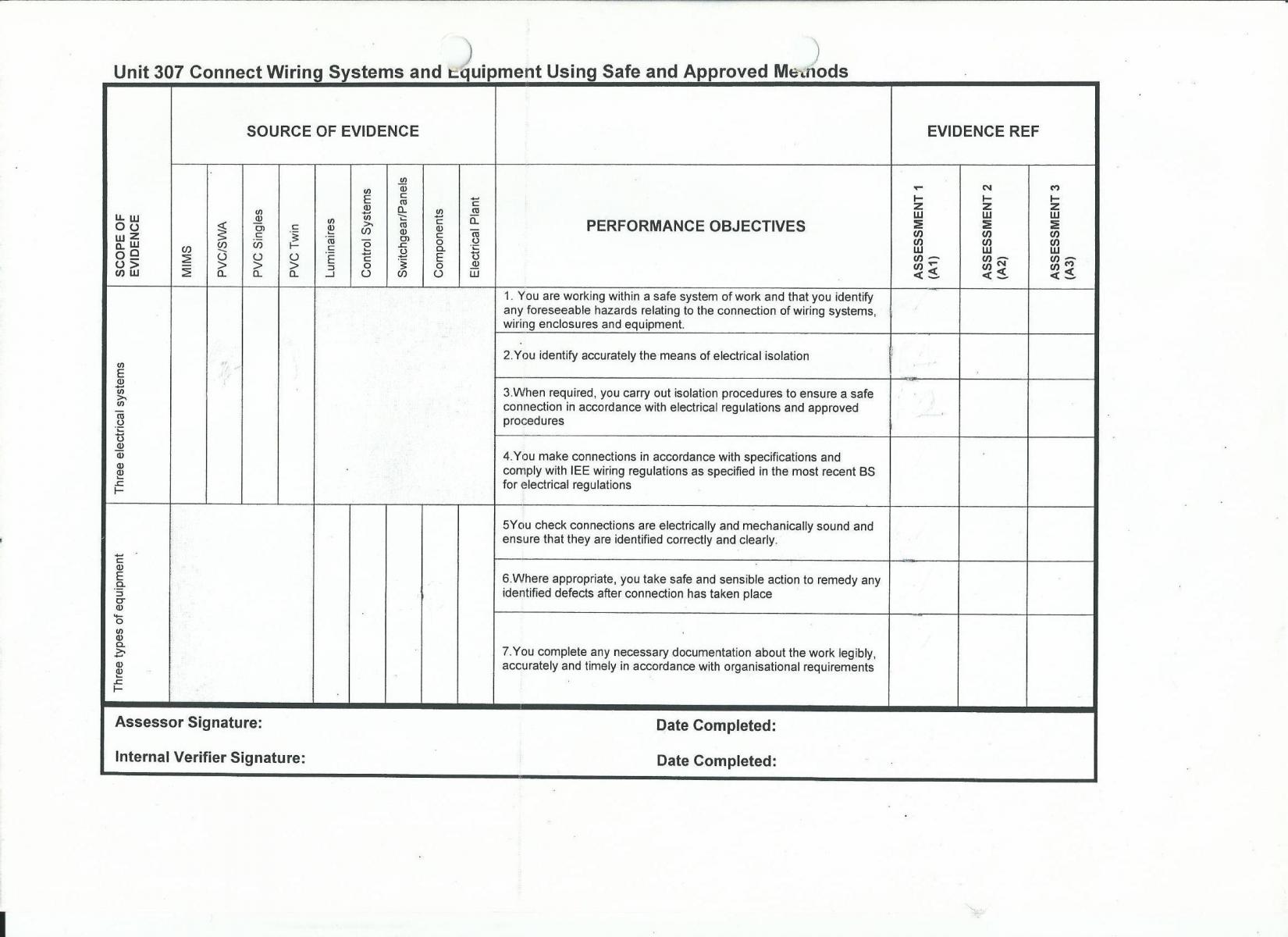 NVQ cross reference sheet 307.jpg