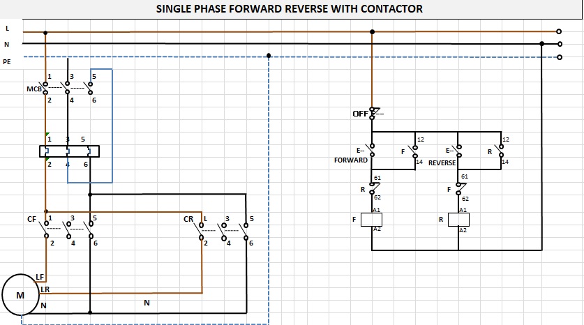 Single phase forward reverse with contactor.jpg