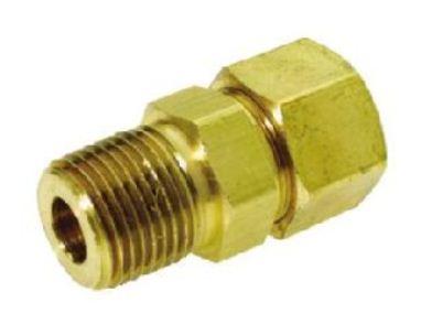 TRACPIPE TO MALE IRON FITTING - 1 INCH SIZE - ELECTRICAL BONDING CLIP SHOULD FIT TO HEX CE